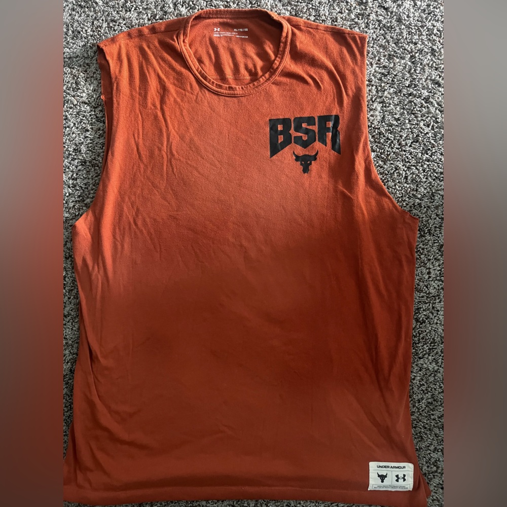 Under Armour Mens Project Rock BSR Graphic Tank Top - Men’s XL